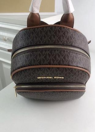 Женский рюкзак michael kors abbey brown4 фото