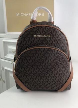 Женский рюкзак michael kors abbey brown9 фото