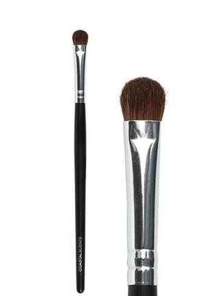 Кисть coastal scents classic shade and fluff brush medium natural