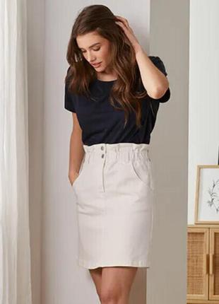 Джинсова спідниця mit paperbag-bund від tchibo, розмір наш 46-48(42 євро)