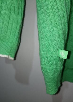 Lauren ralph lauren пуловер светр зелений4 фото