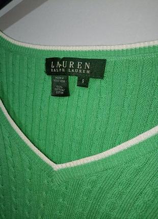 Lauren ralph lauren пуловер светр зелений3 фото