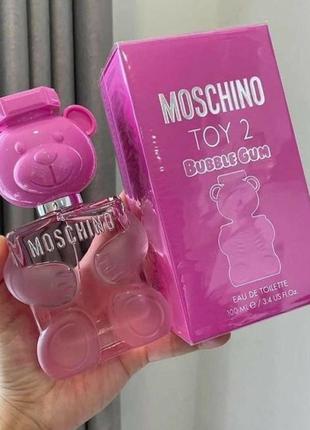 Парфюмированная вода moschino toy 2 bubble gum 100ml (москино баббл гам)