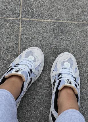 Трендовые кроссики new balance 1906r white/gold/black6 фото