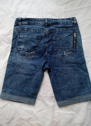 Шорти джинсові сині жіночі2 фото