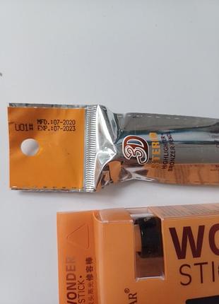 Олівець для контуринга і хайлайтер+  консилер3 фото