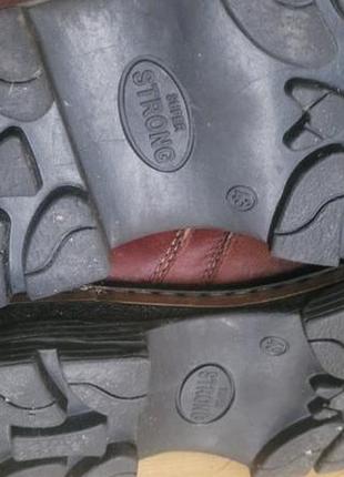Теплые зимние ботинки топсайдеры кожа цигейка5 фото