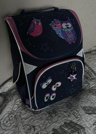 Рюкзак для дівчинки темно синій go pack1 фото