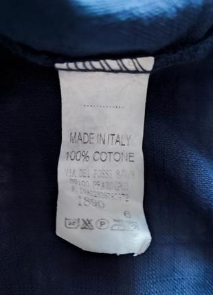 Итальянская хлопковая блуза рубашка блуза размер 50-526 фото
