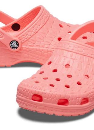 Сабо crocs classic crocskin, w7, w9