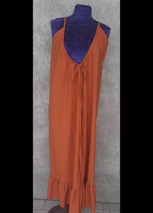 Макси-платье сарафан большой размер2 фото