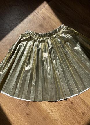 Золота спідниця від zara