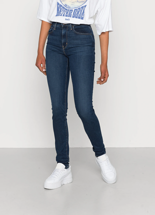 Базовые джинсы levis 721 high-rise skinny оригинал!1 фото