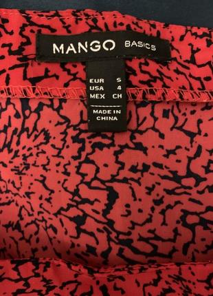 Красное яркое платье-туника от mango5 фото