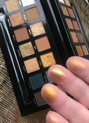 Палетка теней w7 24k gold rush eyeshadow palette1 фото