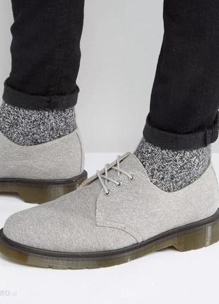 Туфлі дербі dr. martens lester canvas