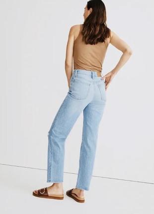 Прямі світлі джинси h&m vintage fit high waist, розмір 26-273 фото