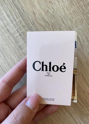 Пробник chloe eau de parfum