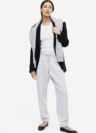 Джоггеры h&m, серые джоггеры