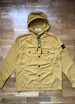 Ветровка stone islandдка jacket yellow