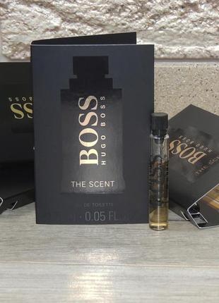 Hugo boss the scent 1,5 мл пробник туалетної води для чоловіків оригінал1 фото