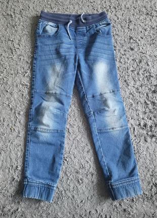 Детские джинсы джоггеры фирмы pepco, размер 7-8 лет