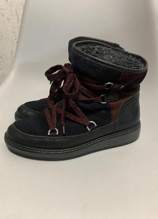 Ботинки Tommy hilfiger замш + кожа