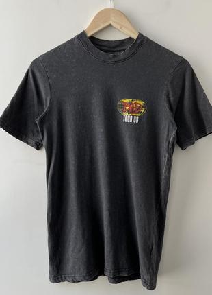 Michael jackson bad tour 88 official merch tshirt футболка офіційний мерч майкл джексон тур оригінал сіра легка принти2 фото