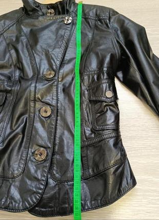 Куртка кожа кожаная курточка кожажа кожаная черная6 фото