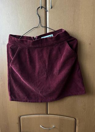 Вельветовая юбка