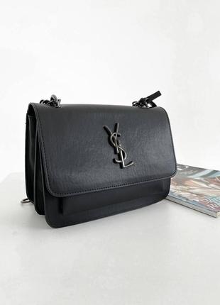 Жіноча сумка ів сен лоран yves saint laurent classic bb крос боді