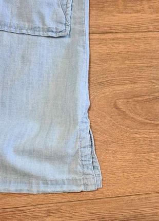 Стильное джинсовое платье на запах 🌺5 фото