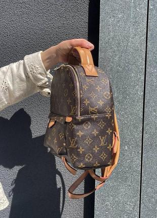 Женский рюкзак louis vuitton palm springs backpack brown портфель луи вуитон2 фото