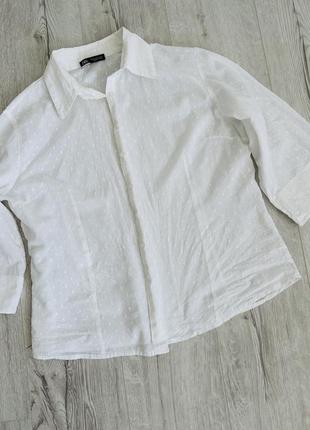 Блуза сорочка рубашка бавовняна zara3 фото