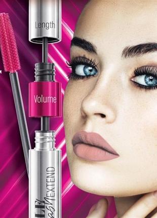 Тушь для ресниц double lash extend, 12 мл.