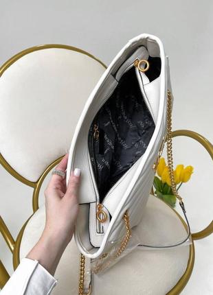 Женская сумка ив сен лоран yves saint laurent big white bag  шопер6 фото