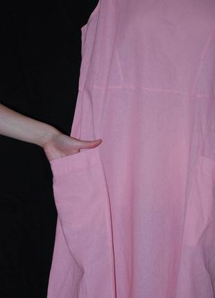 Новый сарафан платье льняное свободное свободный фасон.3 фото