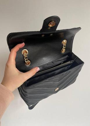 Сумка жіноча pinko black жіноча сумка pinko на плече чорна золота фурнітура6 фото