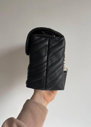 Сумка жіноча pinko black жіноча сумка pinko на плече чорна золота фурнітура4 фото