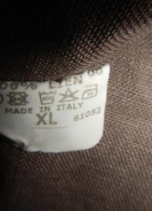 Льняные шорты р. xl италия5 фото