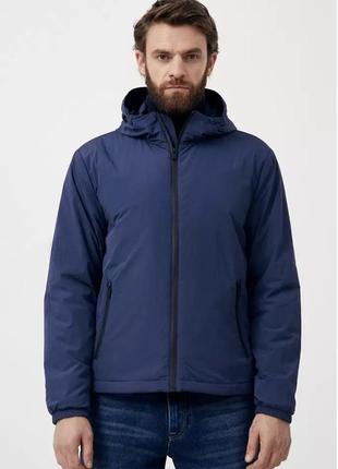 Демісезонна чоловіча куртка finn flare fab210105-101 синя 3xl