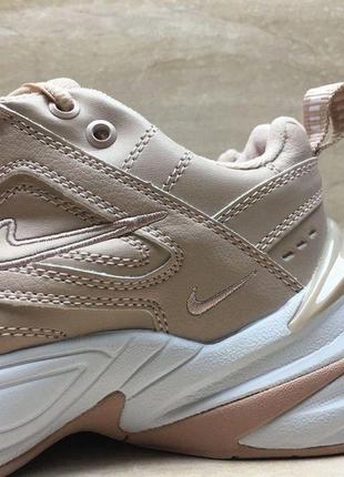 Кроссовки женские nike m2k tekno, бежевые (найк м2к текно, найки, кросівки)5 фото