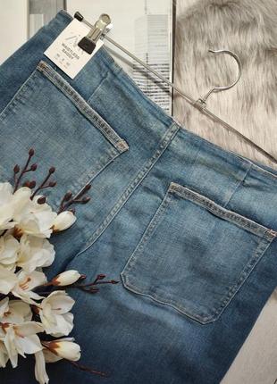 Широкие длинные джинсы zara, 36, 38р, оригинал10 фото
