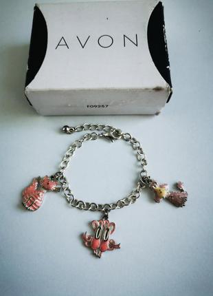 Дитячий вінтажний браслет із фігурками avon