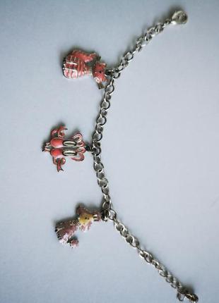 Детский винтажный браслет с фигурками avon8 фото