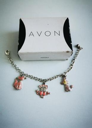 Детский винтажный браслет с фигурками avon10 фото