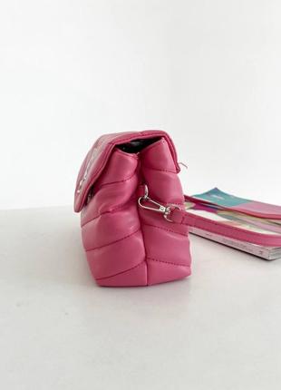 Женская сумка ив сен лоран yves saint laurent pretty bag pink кросс боди4 фото