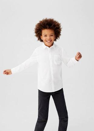 Рубашка, рубашка mango (zara, h&m) на 122 см (6-7 лет)