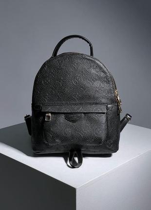 Портфель женский louis vuitton palm springs backpack mini dark blue lv луи витон рюкзак через плечо сумка