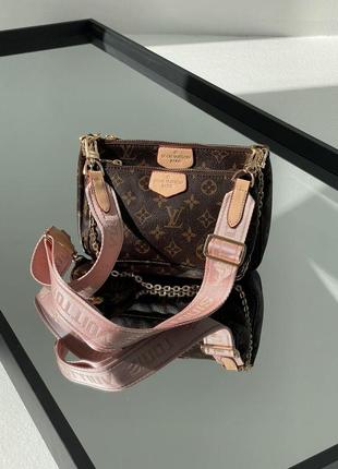 Сумка женская Us polo assn multi pink lv луи витон на плечо , клатч  кросс боди